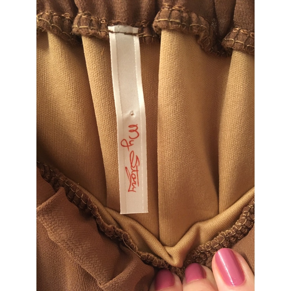 Tan Need Supply Midi Skirt - Picture 5 of 6